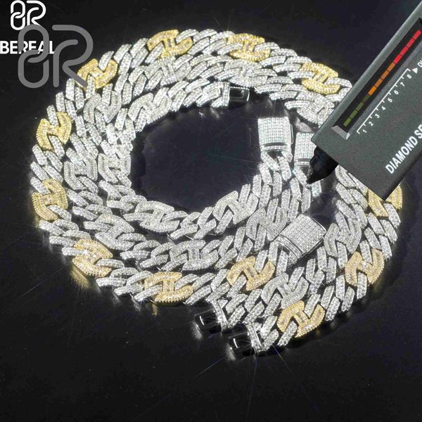 20mm 8" fast shipping vvs moissanite diamond cuban bracelet two tones thick straight line 925 sterling silver chain
20mm 8" fast shipping vvs moissanite diamond cuban bracelet two tones thick straight line 925 sterling silver chain
