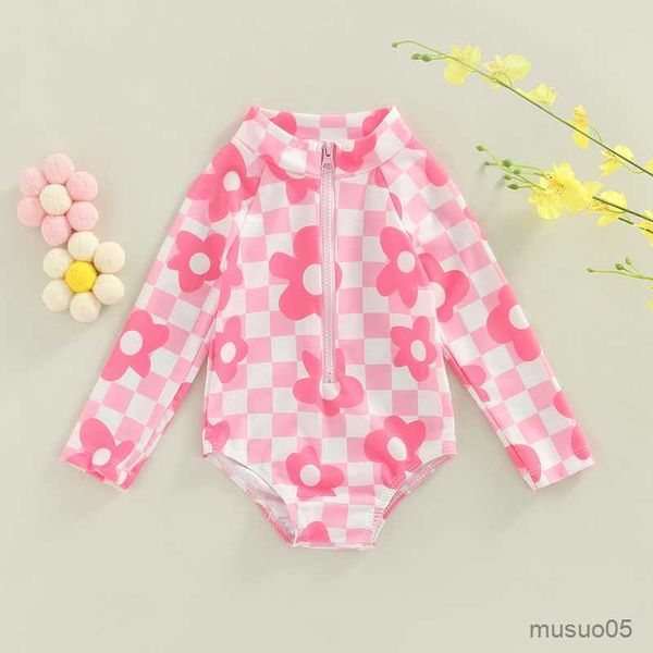 two-pieces 0-36m baby girls bodysuit swimsuit floral print plaid long sleeve rush zipper front swimwear infant girls bathing suit, Blue
two-pieces 0-36m baby girls bodysuit swimsuit floral print plaid long sleeve rush zipper front swimwear infant girls bathing suit, Blue