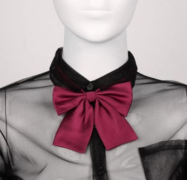 fashion women girls classic solid color bowknot bow tie japanese style school uniform adjustable neck sailor costume ties4640718, Blue;purple 
fashion women girls classic solid color bowknot bow tie japanese style school uniform adjustable neck sailor costume ties4640718, Blue;purple