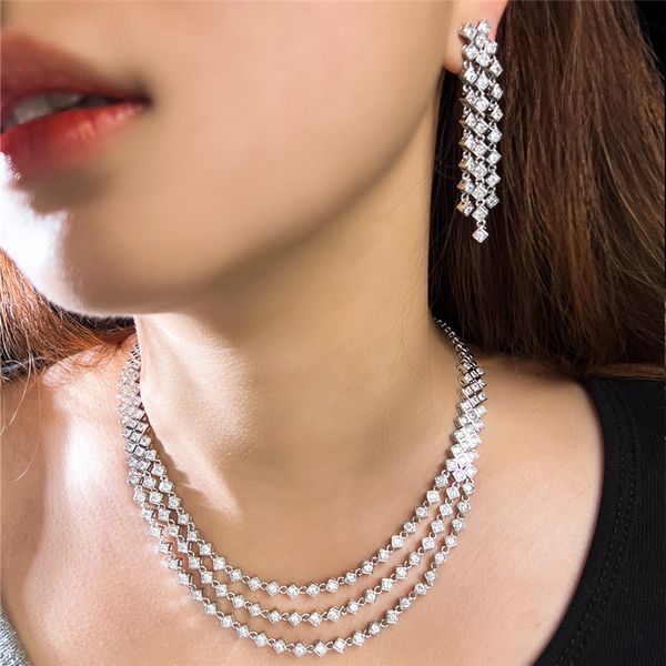 2pcs/set luxury multilayer aaa cubic zirconia jewelry set designer woman necklace earrings copper silver necklaces chokers for bride wedding
2pcs/set luxury multilayer aaa cubic zirconia jewelry set designer woman necklace earrings copper silver necklaces chokers for bride wedding