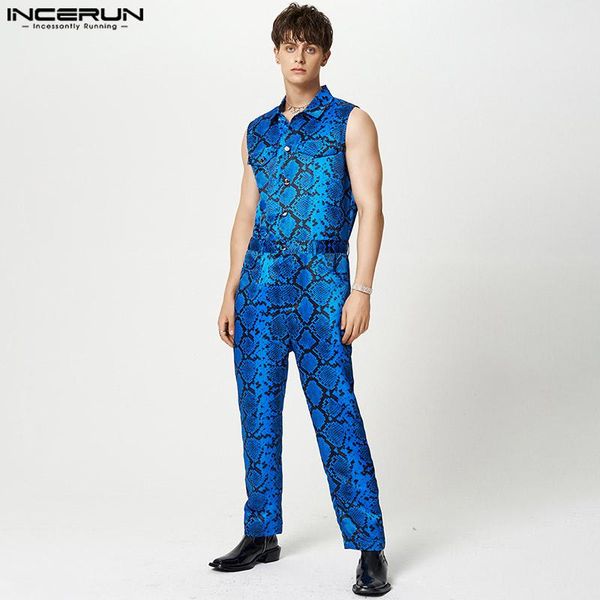 pants incerun fashion men jumpsuits leopard print lapel sleeveless casual rompers button streetwear 2023 leisure men overalls s5xl 7, Black
pants incerun fashion men jumpsuits leopard print lapel sleeveless casual rompers button streetwear 2023 leisure men overalls s5xl 7, Black