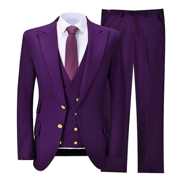 men's suits blazers tailored blue purple men's wedding suit sets fashion blazer trousers slim fit business office wear formal 3pcs, White;black
men's suits blazers tailored blue purple men's wedding suit sets fashion blazer trousers slim fit business office wear formal 3pcs, White;black