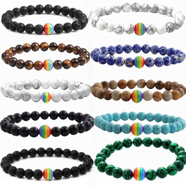 volcanic rock couple bracelet strand colorful beads white turquoise tigereye beaded, Black
volcanic rock couple bracelet strand colorful beads white turquoise tigereye beaded, Black