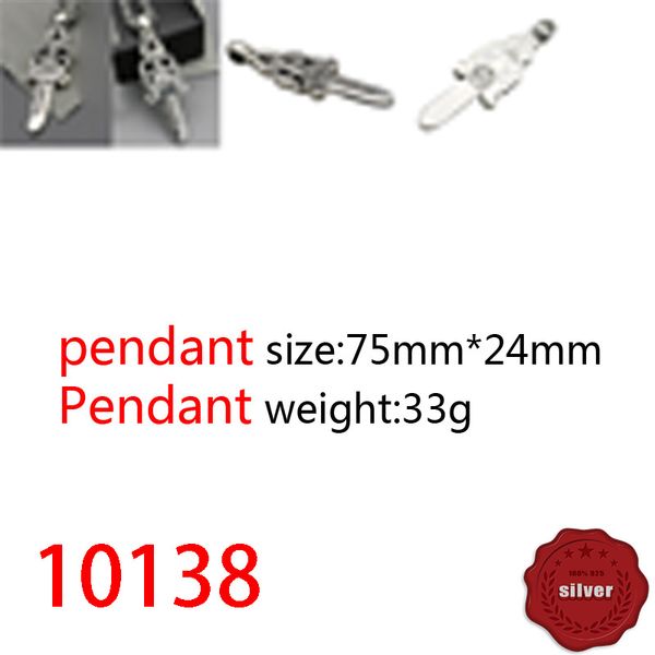 10138 european and american pendant jewelry s925 sterling silver fashion personality punk hip-hop personality holy sword letter pendant clas
10138 european and american pendant jewelry s925 sterling silver fashion personality punk hip-hop personality holy sword letter pendant clas