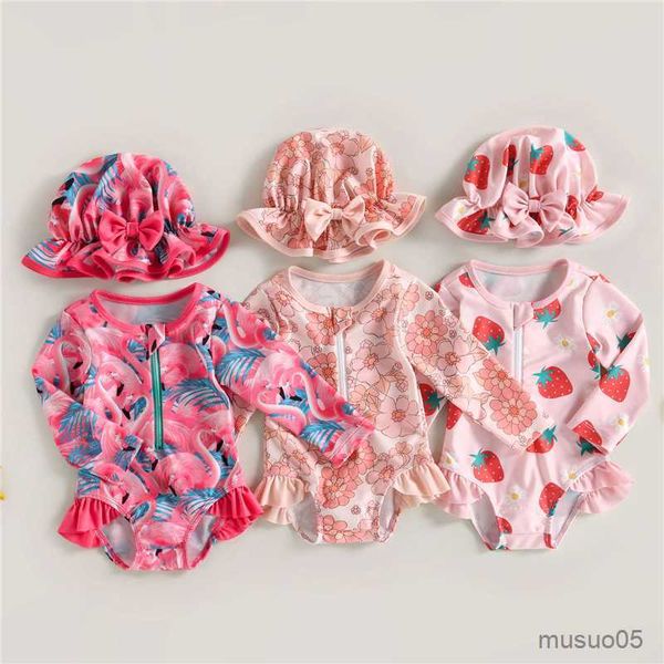 two-pieces toddler infant girls swimsuit cute strawberry floral print baby girls swimwear summer beachwear children bathing suit sun hat, Blue
two-pieces toddler infant girls swimsuit cute strawberry floral print baby girls swimwear summer beachwear children bathing suit sun hat, Blue
