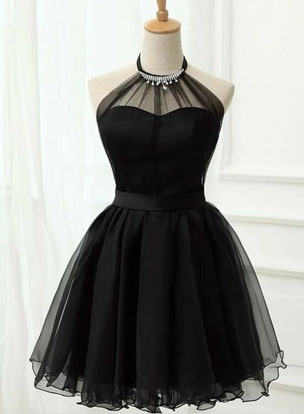 short homecoming dresses black halter crystal a-line party gowns princess tulle mini birthday prom graudation cocktail party gowns 22, Blue;pink
short homecoming dresses black halter crystal a-line party gowns princess tulle mini birthday prom graudation cocktail party gowns 22, Blue;pink
