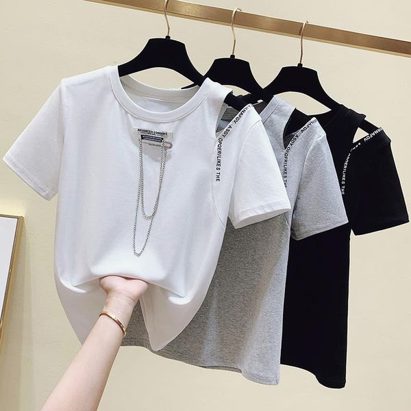 t-shirt beading tees t shirt women hip hop clothes white short sleeve tshirt summer tee shirt cotton black gray 2021
t-shirt beading tees t shirt women hip hop clothes white short sleeve tshirt summer tee shirt cotton black gray 2021