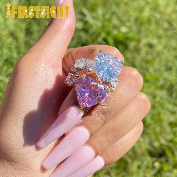 band rings rose gold color pink heart ring iced out bling cut 5a cz hearts engagement wedding band rings for women men jewelry 230509, Silver
band rings rose gold color pink heart ring iced out bling cut 5a cz hearts engagement wedding band rings for women men jewelry 230509, Silver