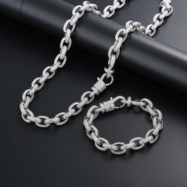 fashion men's hip hop jewelry set ice out diamond cuban chain bracelet men's silver thick necklace
fashion men's hip hop jewelry set ice out diamond cuban chain bracelet men's silver thick necklace