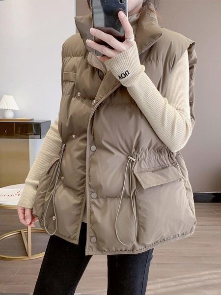 leather vest for women winter jacket women 2022 fashion warm padded puffer vests solid sleeveless jackets casual vintage parkas, Black
leather vest for women winter jacket women 2022 fashion warm padded puffer vests solid sleeveless jackets casual vintage parkas, Black