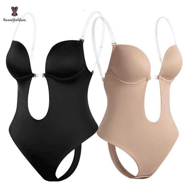 women's bra black nude seamless backless push up breasted bodysuit strap slimming corset shapers concealed shapewear for women, Red;black
women's bra black nude seamless backless push up breasted bodysuit strap slimming corset shapers concealed shapewear for women, Red;black