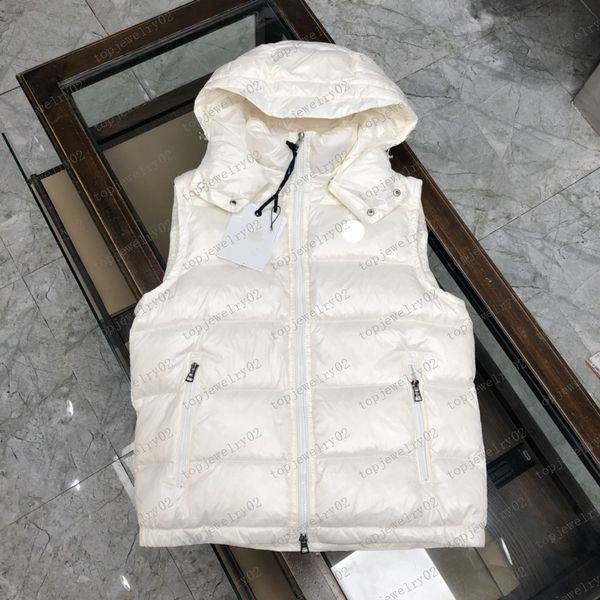 designer tibb men's couple hooded down vest french brand womens bormes vest winter jacket embroidered badge warm outerwear, Black;white
designer tibb men's couple hooded down vest french brand womens bormes vest winter jacket embroidered badge warm outerwear, Black;white