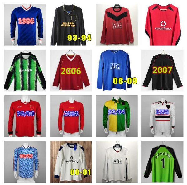 long sleeve 1998 1999 retro manchester ronaldo soccer jersey 98 99 vintage classic football shirt united cantona cole solskjaer yorke utd fu, Black;yellow
long sleeve 1998 1999 retro manchester ronaldo soccer jersey 98 99 vintage classic football shirt united cantona cole solskjaer yorke utd fu, Black;yellow