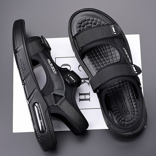 sandals men's summer beach sandals mens man's casual leather sandal open shoes for men fishing fashion sports wear air 230508, Black
sandals men's summer beach sandals mens man's casual leather sandal open shoes for men fishing fashion sports wear air 230508, Black
