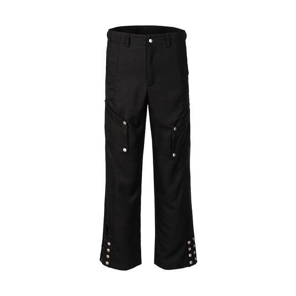 ankle double-breasted back pocket letter embroidery straight casual cargo pants men's streetwear baggy oversized trousers, Black;brown
ankle double-breasted back pocket letter embroidery straight casual cargo pants men's streetwear baggy oversized trousers, Black;brown