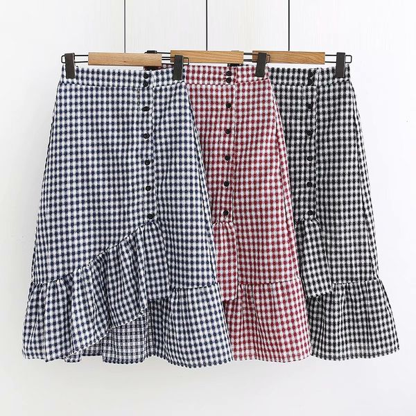 skirts women plaid harajuku korean midi skirt womens high waist girl ruffles bottoms 230509, Black
skirts women plaid harajuku korean midi skirt womens high waist girl ruffles bottoms 230509, Black