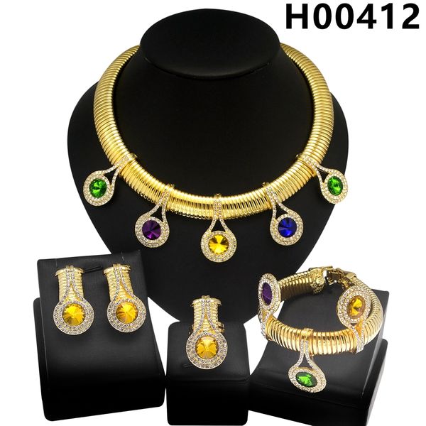 yulaili new manufacture italian gold jewelry set beautiful necklace set unique wedding women dinner jewelry sets, Black
yulaili new manufacture italian gold jewelry set beautiful necklace set unique wedding women dinner jewelry sets, Black