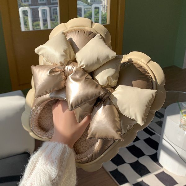 slippers down slippers women sweet bow waterproof platform shoes big bowtie thick sole home slippers indoor warm plush house shoes 230509, Black
slippers down slippers women sweet bow waterproof platform shoes big bowtie thick sole home slippers indoor warm plush house shoes 230509, Black