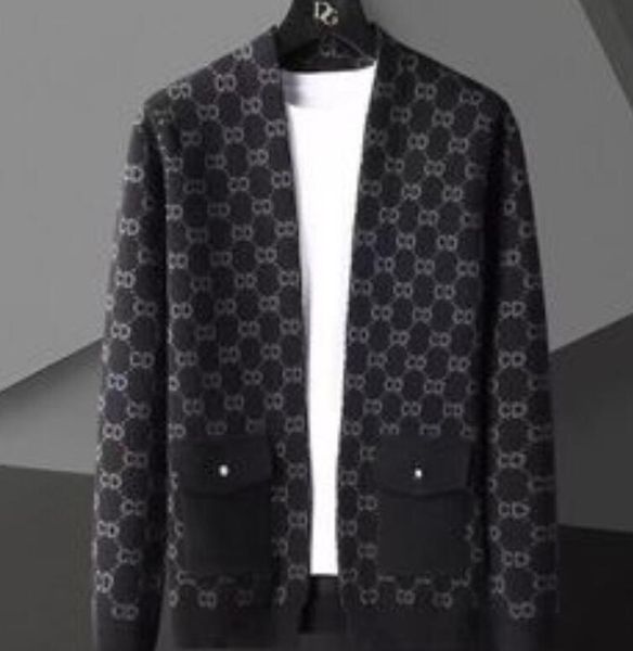 new men's sweaters v-neck new fall winter designer brand luxury knit cardigan loose wool sweater coat ggg, White;black
new men's sweaters v-neck new fall winter designer brand luxury knit cardigan loose wool sweater coat ggg, White;black