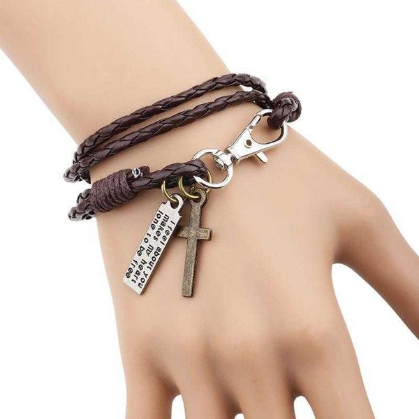 korean style cross cattle leather bracelet personality creative chinese double layer multi ring winding men, Golden;silver
korean style cross cattle leather bracelet personality creative chinese double layer multi ring winding men, Golden;silver
