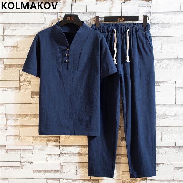 men's tracksuits t shirt lengan pendek warna solid kasual fashion pria baru musim panas 2023 setelan katun dan linen kualitas tinggi se, Gray
men's tracksuits t shirt lengan pendek warna solid kasual fashion pria baru musim panas 2023 setelan katun dan linen kualitas tinggi se, Gray