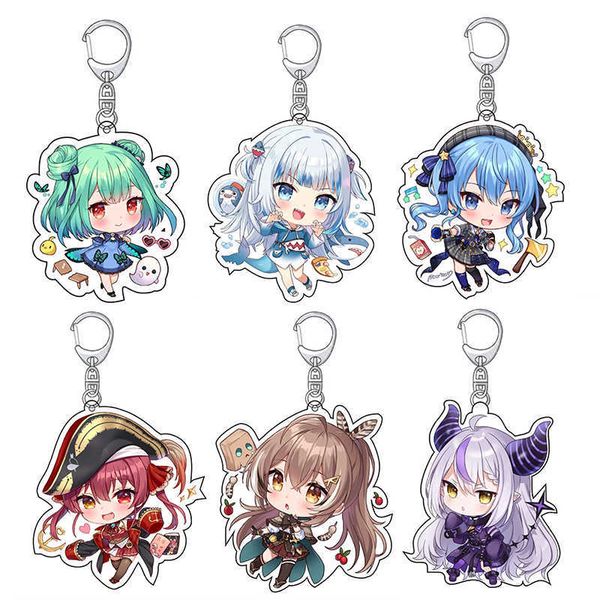 keychains hololive vtuber anime figures cosplay acrylic keychain la darknesss hoshimachi suisei gawr gura nanashi mumei keyring fans gift j2, Silver
keychains hololive vtuber anime figures cosplay acrylic keychain la darknesss hoshimachi suisei gawr gura nanashi mumei keyring fans gift j2, Silver