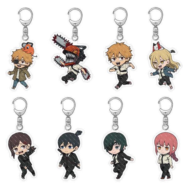 keychains chainsaw man keychain 8 styles double sided acrylic cartoon key chain pendant anime accessories keyring j230426, Silver
keychains chainsaw man keychain 8 styles double sided acrylic cartoon key chain pendant anime accessories keyring j230426, Silver