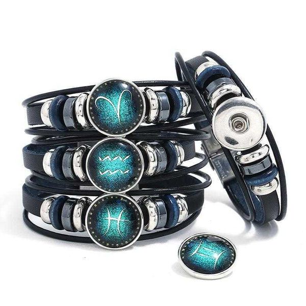 12 constellation bracelet wholesale gem starry sky watch buckle leather ornament pass, Golden;silver
12 constellation bracelet wholesale gem starry sky watch buckle leather ornament pass, Golden;silver