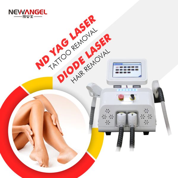 new arrival 2 in 1 nd yag laser tattoo removal pigments removal machine 808nm laser hair removal machine, Black
new arrival 2 in 1 nd yag laser tattoo removal pigments removal machine 808nm laser hair removal machine, Black