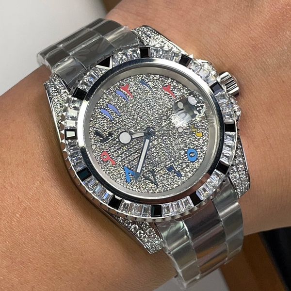 watch automatic mechanical men wristwatch bezel diamond classic business wristband montre de luxe adjustable strap, Slivery;brown
watch automatic mechanical men wristwatch bezel diamond classic business wristband montre de luxe adjustable strap, Slivery;brown