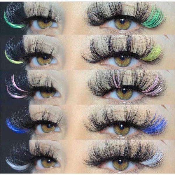 false eyelashes 3d mink eyelashes colorful 100% mink lashes mix color pink blue red white false eyelashes fluffy soft cilias vendor j230510
false eyelashes 3d mink eyelashes colorful 100% mink lashes mix color pink blue red white false eyelashes fluffy soft cilias vendor j230510