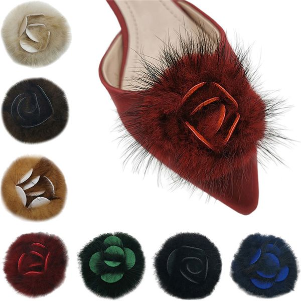 shoe parts accessories fluffy pom clips detachable wedding pumps decoration rose flower embellishment for bag 2 pcs 230510, White;pink
shoe parts accessories fluffy pom clips detachable wedding pumps decoration rose flower embellishment for bag 2 pcs 230510, White;pink