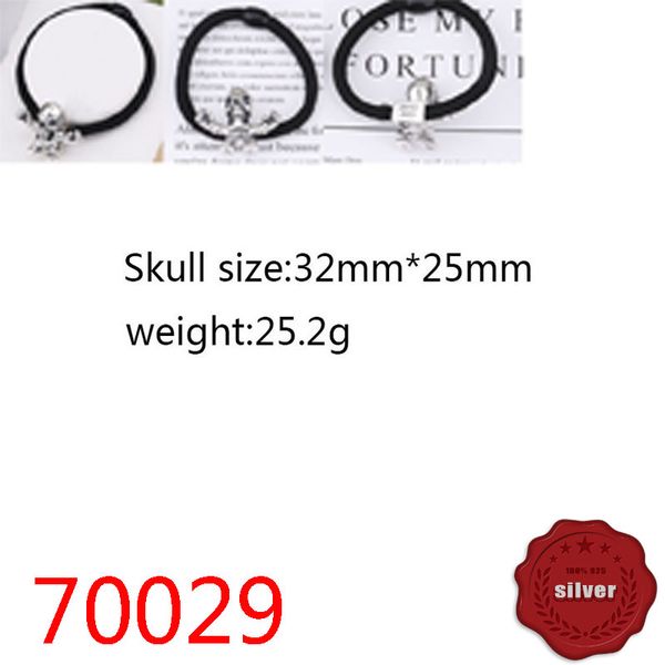 70029 fashionable hair band s925 sterling silver human skull head black hair rope retro headdress edge clip hand rope punk hair clip
70029 fashionable hair band s925 sterling silver human skull head black hair rope retro headdress edge clip hand rope punk hair clip