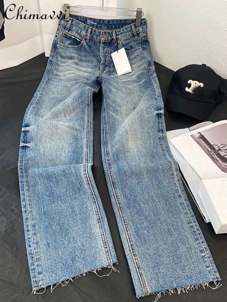 women's jeans fashion jeans for women spring clotehs high waist slim-fit drape retro feminine elegant straight denim pants 230510, Blue
women's jeans fashion jeans for women spring clotehs high waist slim-fit drape retro feminine elegant straight denim pants 230510, Blue
