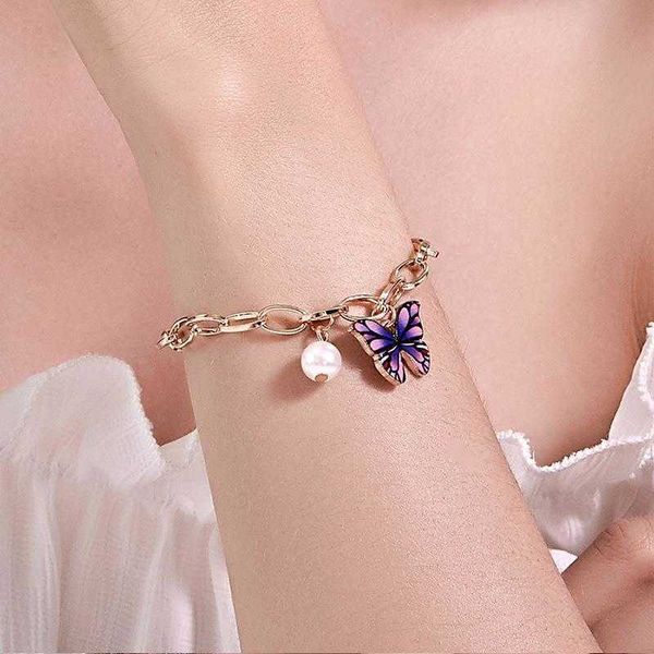 bracelet ins dream colorized chain butterfly summer creative and elegant pearl thick, Black
bracelet ins dream colorized chain butterfly summer creative and elegant pearl thick, Black