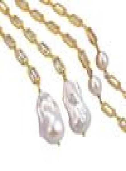 guaiguai jewelry cultured white keshi pearl rectanle cz pave chain necklace 50quot long necklace handmade for women1406599, Silver
guaiguai jewelry cultured white keshi pearl rectanle cz pave chain necklace 50quot long necklace handmade for women1406599, Silver