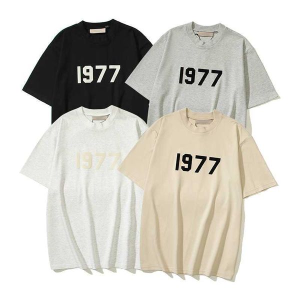 fog round neck short sleeve number 1977 flocked men's and women's couple dress large t-shirt pullover tee, White;black
fog round neck short sleeve number 1977 flocked men's and women's couple dress large t-shirt pullover tee, White;black