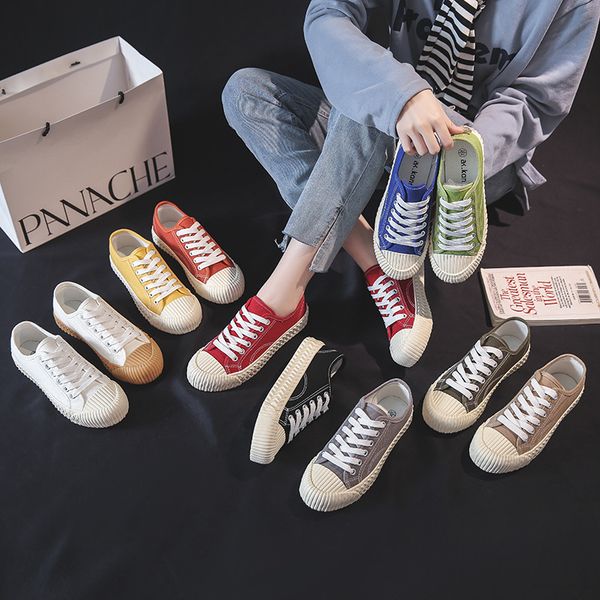 womens sneakers candy color women canvas shoes female casual comfortable athletic sneakers lace up vulcanized flats, Black
womens sneakers candy color women canvas shoes female casual comfortable athletic sneakers lace up vulcanized flats, Black