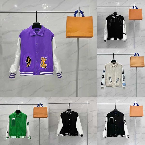 winter men's and jacket brand autumn designer fashion trend versatile letters retro embroidered baseball jacket for men and women 9883, Black;brown
winter men's and jacket brand autumn designer fashion trend versatile letters retro embroidered baseball jacket for men and women 9883, Black;brown