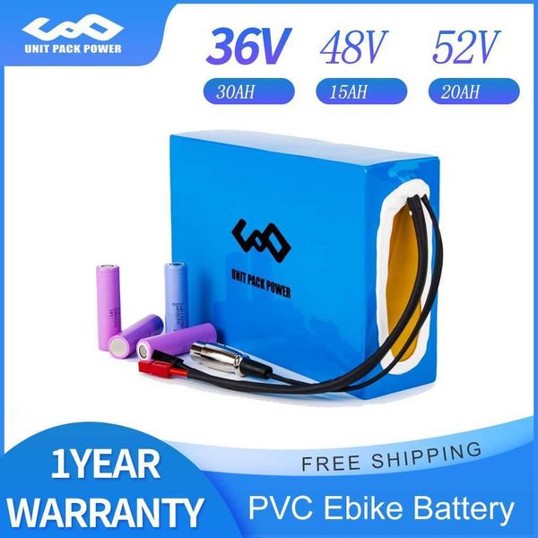 Image of 36V Ebike Battery 24V 15AH 48V 10AH 20A BMS 500W 18650 Cell Rechargeable Lithium Pack Battery for BaFang Bike Electric Scooter