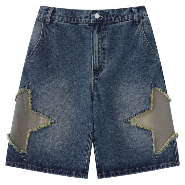 men jeans shorts y2k harajuku retro embroidery star patch baggy denim shorts streetwear summer fashion casual short pants blue, White;black
men jeans shorts y2k harajuku retro embroidery star patch baggy denim shorts streetwear summer fashion casual short pants blue, White;black