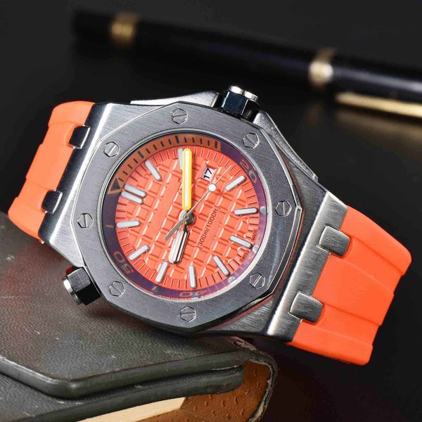 men's new luxury quartz watches r three hands 47mm vintage classic calendar luminous tape brand watches, Slivery;brown
men's new luxury quartz watches r three hands 47mm vintage classic calendar luminous tape brand watches, Slivery;brown