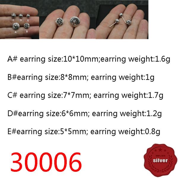 30006 european and american earring jewelry s925 sterling silver fashion personality punk hip-hop personality cross flower horseshoe letter, Golden 
30006 european and american earring jewelry s925 sterling silver fashion personality punk hip-hop personality cross flower horseshoe letter, Golden