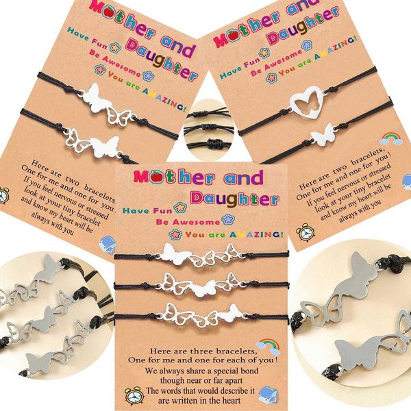 stainless steel hollow heart shaped bracelets butterfly mothers day parent child carrying strap card bracelet, Golden;silver
stainless steel hollow heart shaped bracelets butterfly mothers day parent child carrying strap card bracelet, Golden;silver