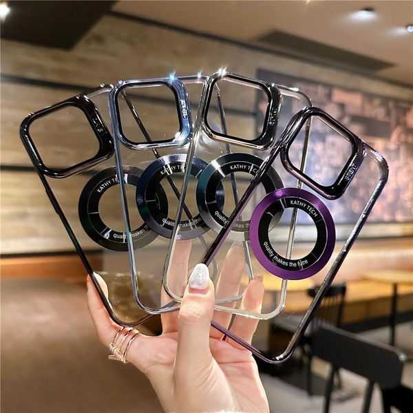 plating folding lens bracket transparent phone case for iphone 14 pro max plus 13 12 logo hole for magsafe magnetic hard cover
plating folding lens bracket transparent phone case for iphone 14 pro max plus 13 12 logo hole for magsafe magnetic hard cover