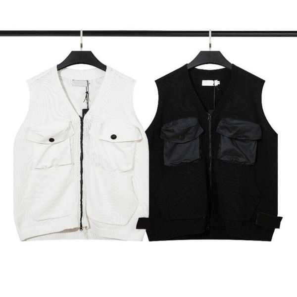 mens women fashion vests knit jackets classic letters stamped embroidery vest for womens men weave vests stylish pattern pocket jacket woman, Black;white
mens women fashion vests knit jackets classic letters stamped embroidery vest for womens men weave vests stylish pattern pocket jacket woman, Black;white