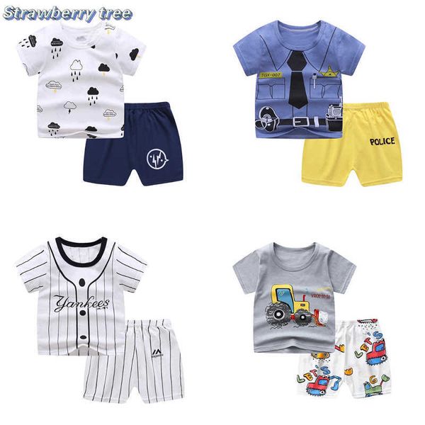 clothing sets newborn baby boys girls cartoon 100% cotton kids t-shirts summer infant short sleeve children tracksuit sports clothes y23, White 
clothing sets newborn baby boys girls cartoon 100% cotton kids t-shirts summer infant short sleeve children tracksuit sports clothes y23, White