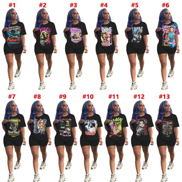 women's fashion tracksuits casual solid color pattern girl printed short sleeve shorts two piece set women sports sport suits, Gray
women's fashion tracksuits casual solid color pattern girl printed short sleeve shorts two piece set women sports sport suits, Gray