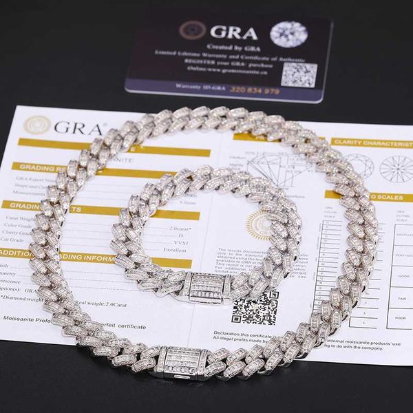 dropshipping hip hop jewelry 925 sterling silver 12mm baguette vvs moissanite diamond iced out cuban link chain necklace
dropshipping hip hop jewelry 925 sterling silver 12mm baguette vvs moissanite diamond iced out cuban link chain necklace