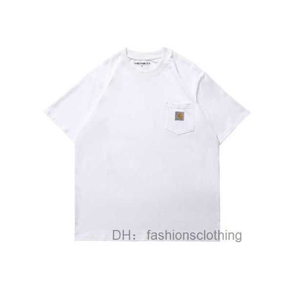 ifk1 23 men's and women's fashion t shirt high street brand carhart korean style spring/summer classic small label pocket embroide, White;black
ifk1 23 men's and women's fashion t shirt high street brand carhart korean style spring/summer classic small label pocket embroide, White;black